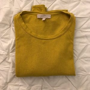 Loft Sweater - Italian Yarn - Mustard Yellow